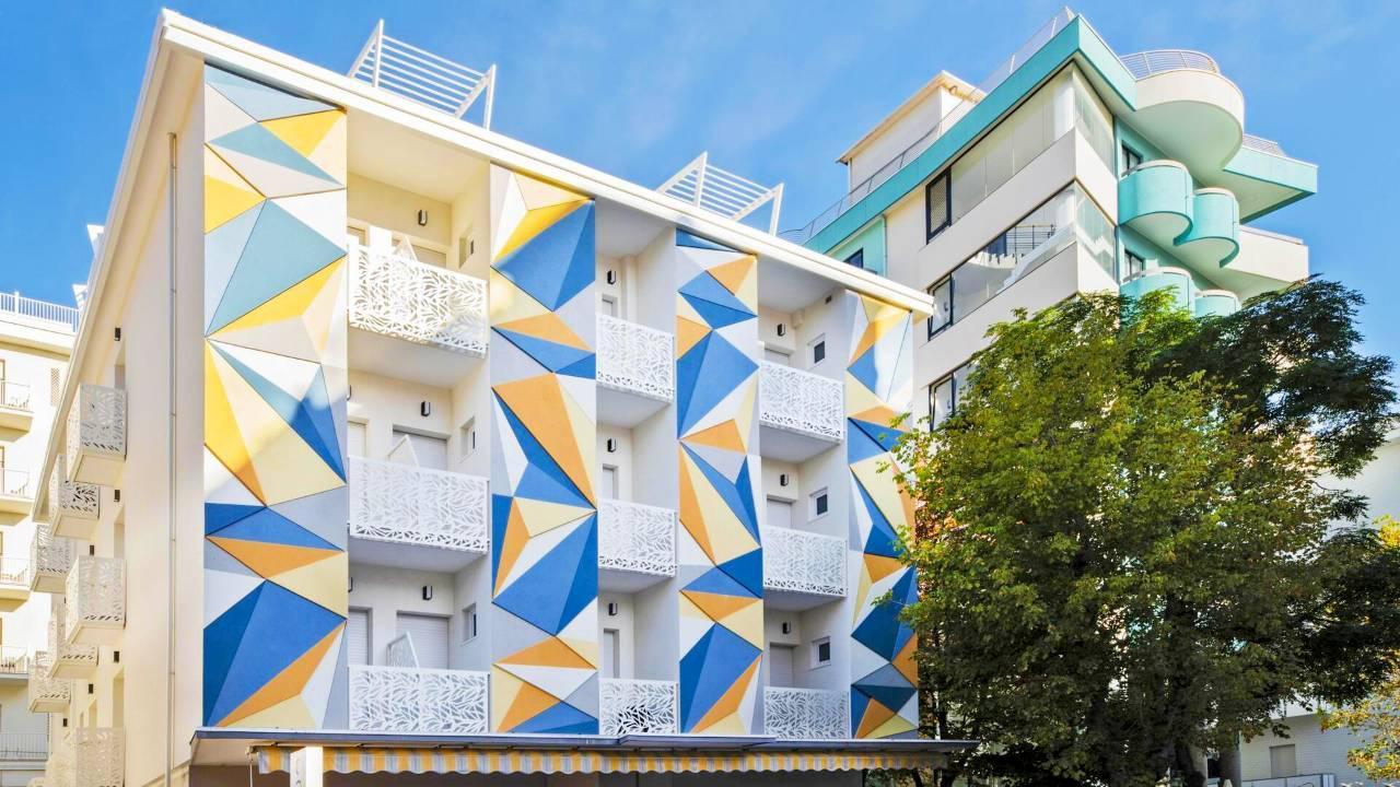 Color Hotel Ріміні Екстер'єр фото