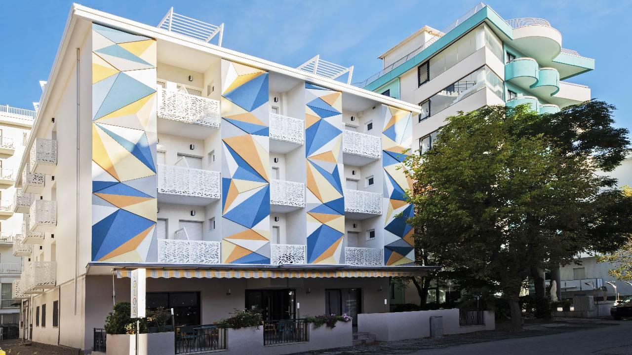 Color Hotel Ріміні Екстер'єр фото